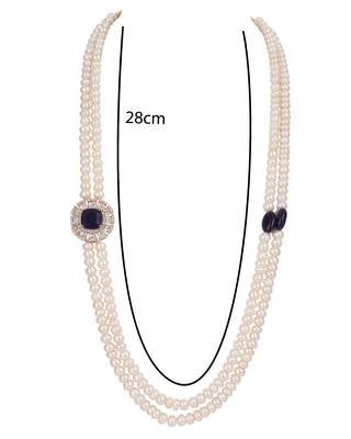 Natural fresh water pearls set from hyderabad 4