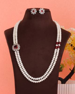 Natural fresh water pearls set from hyderabad 1