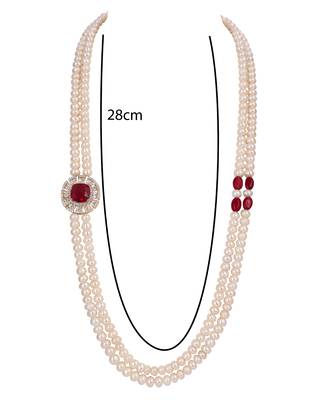 Natural fresh water pearls set from hyderabad 4