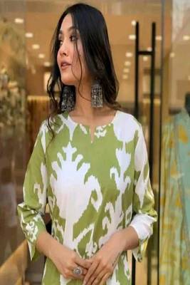 Cotton printed short kurti with pant 2