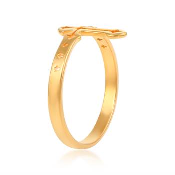 Memoir brass goldplated jesus crucifix cross fingerring christian jewellery finger ring men women 2