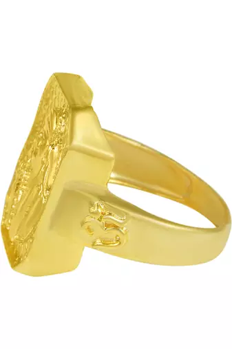 Memoir gold plated shirdi sai baba finger ring men temple jewellery hindu god