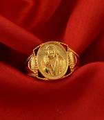 Memoir gold plated shirdi sai baba finger ring men women temple jewellery hindu god