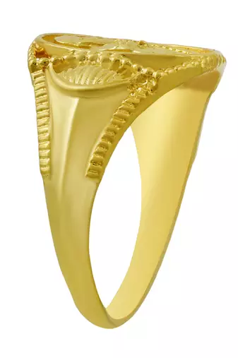 Memoir gold plated shirdi sai baba finger ring men women temple jewellery hindu god