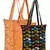 eco-friendly multicolor floral printed cotton canvas shopping bags (pack of 3)