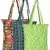 eco-friendly multicolor printed cotton canvas shopping bags (pack of 3)