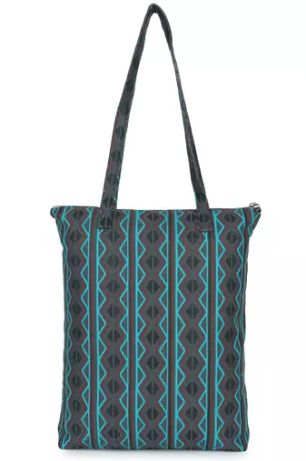 eco-friendly multicolor printed cotton canvas shopping bags (pack of 3)