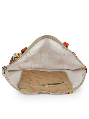 eco-friendly multicolor printed cotton canvas shopping bags (pack of 3) 5