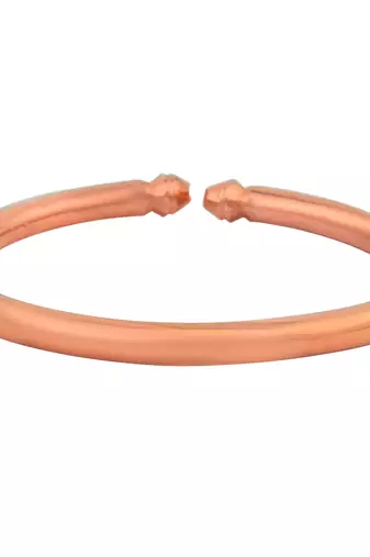 Memoir 6.50mm thick pure copper kada free size men women