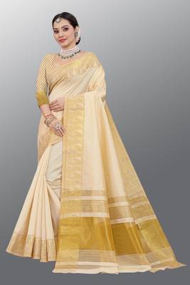 Glamorous Kerala Jacquard Traditional Saree 1