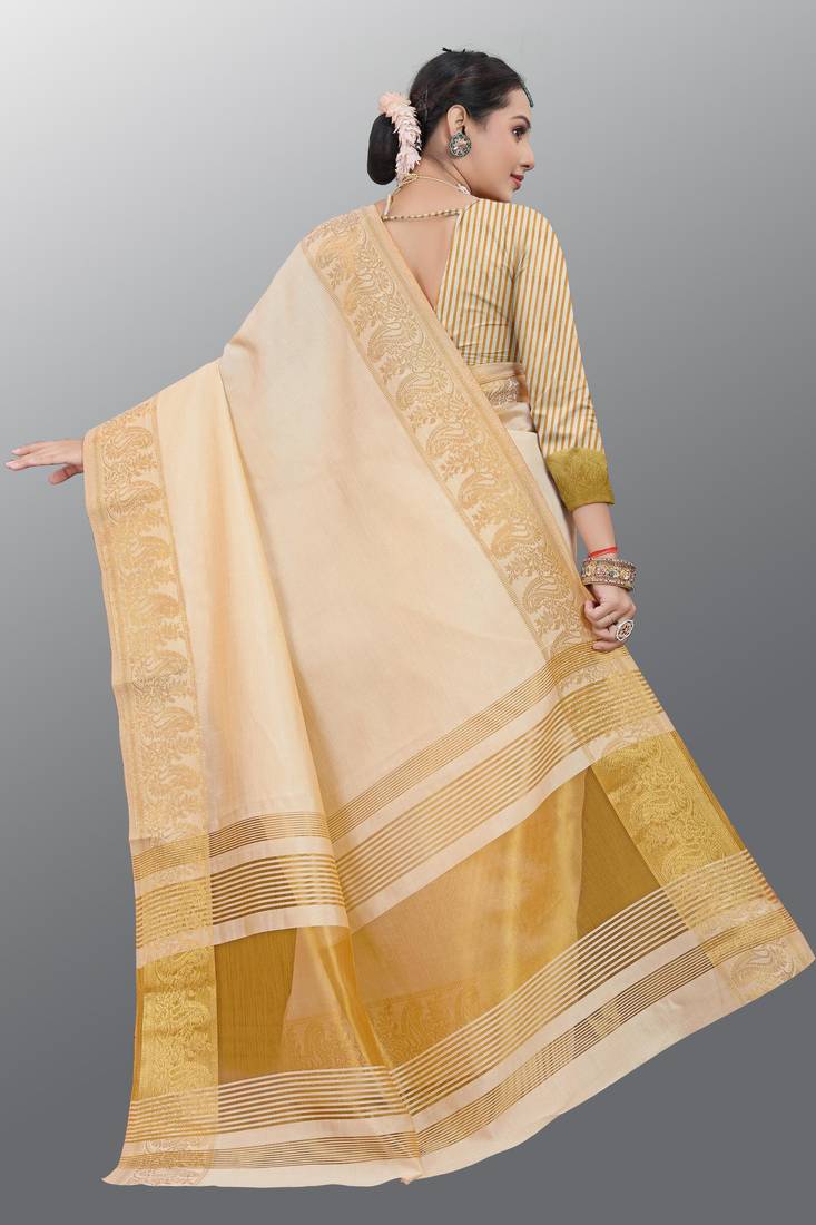 Glamorous Kerala Jacquard Traditional Saree