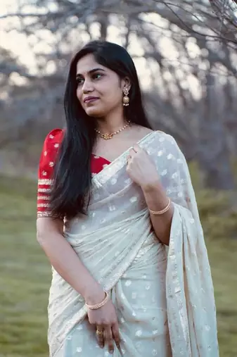 Viscose Georgette Saree