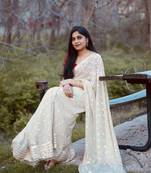 Viscose Georgette Saree