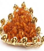 Diwali dryfruits  hampers- mesh heart masala mango tray