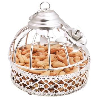 Diwali dryfruits  hampers- silver roasted cashews  cage 1