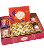 Big hamper tray with mewa bites, crunchy cashew, flavour raisins, mewa bites and cookies