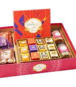 Big hamper tray with best bites, crunchy cashew, flavour raisins, mewa bites and cookies