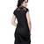 Black Printed Cotton Cape Sleeve Kurti