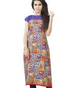 Multi printed Cotton Cap Sleeve Kurti