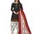Rajnandini baby pink and black cotton printed unstitched salwar suit material (combo of 2)