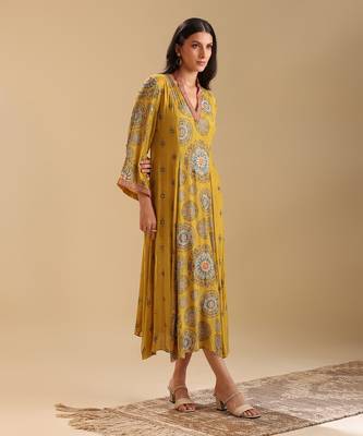 Eraya embellished v-neck dress 1