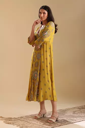 Eraya embellished v-neck dress