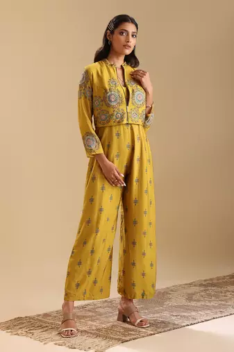 Eraya emblished jumpsuit set