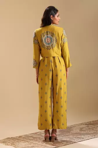 Eraya emblished jumpsuit set