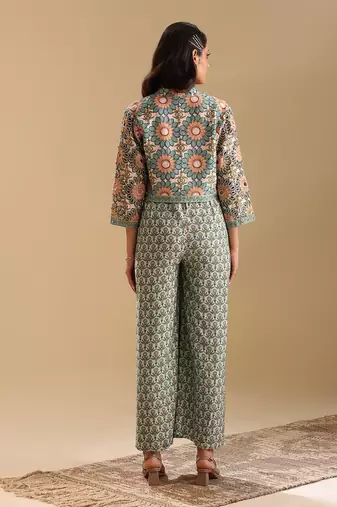 Eraya emblished jumpsuit set