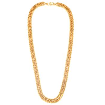 Memoir 24kt 20 inch gold plated 112 gms super heavy necklace chain for men jewellery 2