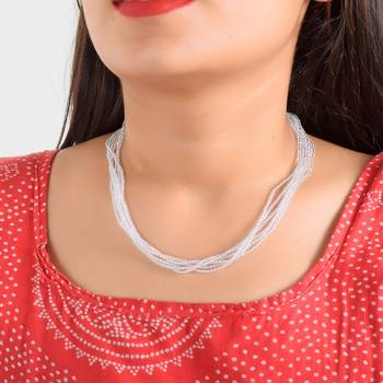 Memoir created moissanite choker fashion jewellery necklace for women 4