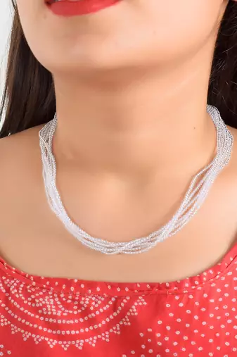 Memoir created moissanite choker fashion jewellery necklace for women