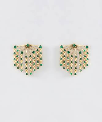 Green aurora earrings 4