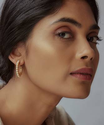 White pearl hoops 1