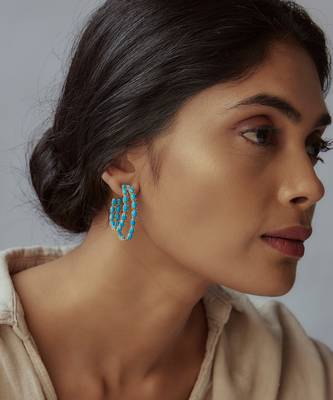 Blue kiara hoops 1