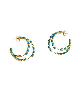 Blue kiara hoops 3