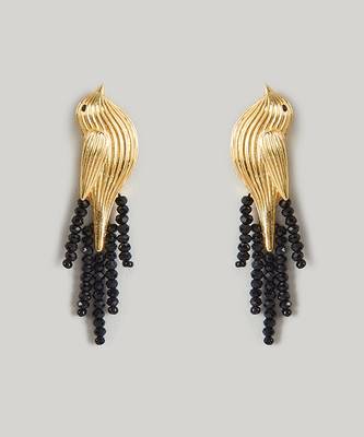 Gold sparrow studs 2