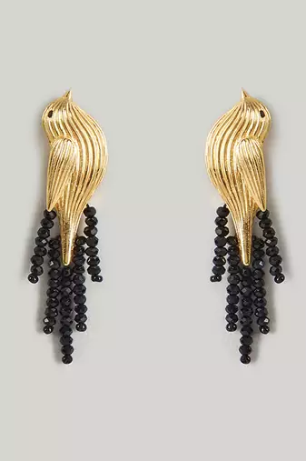 Gold sparrow studs