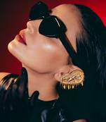 Gold kaveri earrings