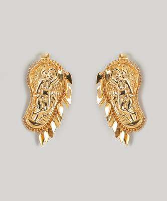 Gold kaveri earrings 5