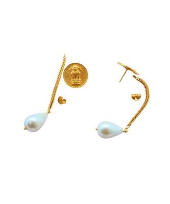 Gold india earrings 1