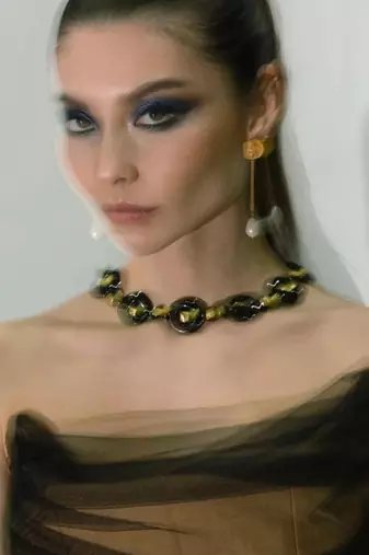 Gold india earrings
