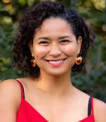 Red i heart you earrings