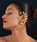 White bagheera ear cuff