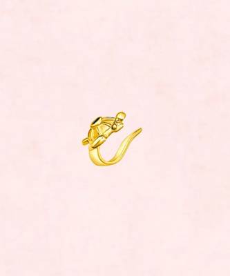 Gold turtle ear cuff 3