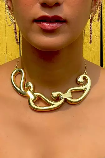 Gold paisely chain