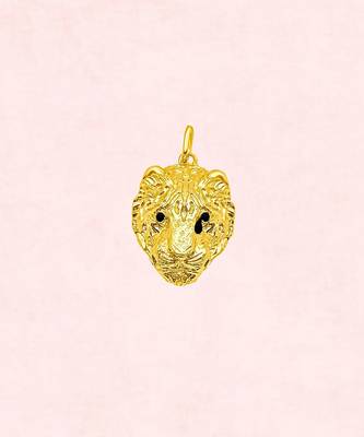 Gold huli tiger pendant 3