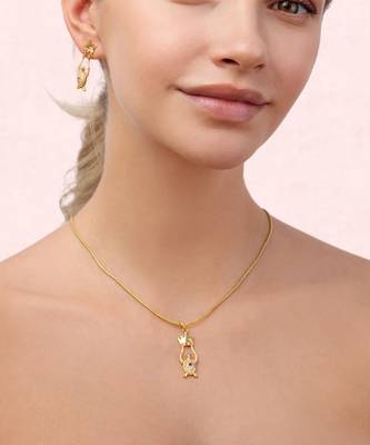 Gold turtle crown pendant 4