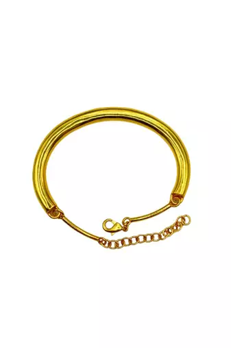 Gold hampi cuff bracelet