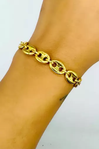 Gold tuscany bracelet